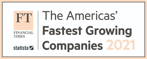 Logo forThe Finanical Times – Americas’ Fastest-Growing Companies